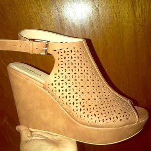 Torrid peep-toe wedges